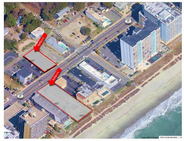 Exeter Boulevard Lots: 2609 S Ocean Blvd, Myrtle Beach, SC 29577